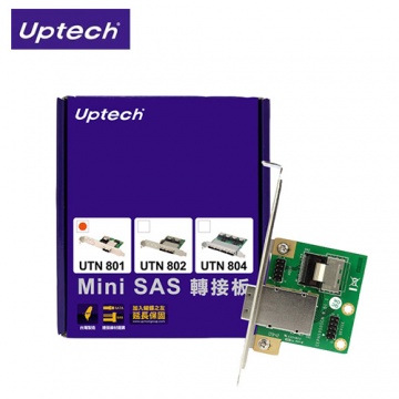 登昌恆 UTN801 1-Port mini SAS轉接板