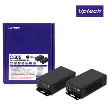 登昌恆 Uptech C505 Cat.5 HDMI影音延伸器(4K2K)