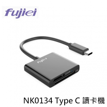 Fujiei NK0134 讀卡機 Type c3.0 SD Micro 隨插即用