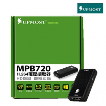 UPMOST 登昌恆 MPB720 H.264硬壓擷取器