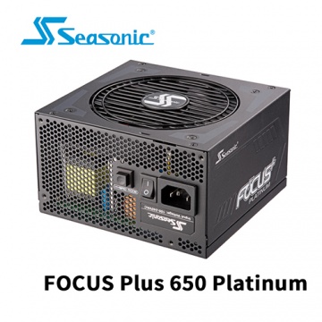 Seasonic 海韻 FOCUS Plus PX650 650W Platinum 全模組 80 PLUS 白金 10年保固 電源供應器 SSR-650PX