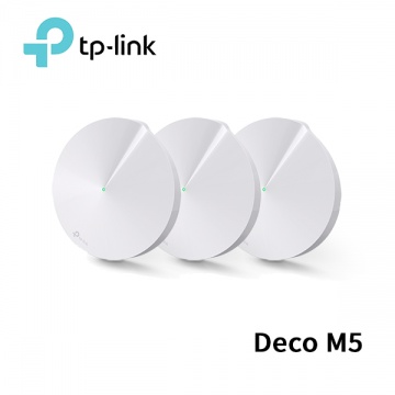 TP-Link DECO M5 Mesh Wi-Fi系統 無線網狀路由器 (三入組 三包裝)