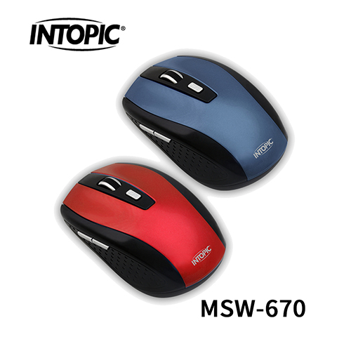 INTOPIC 廣鼎 MSW-670 2.4GHz 飛碟無線光學鼠
