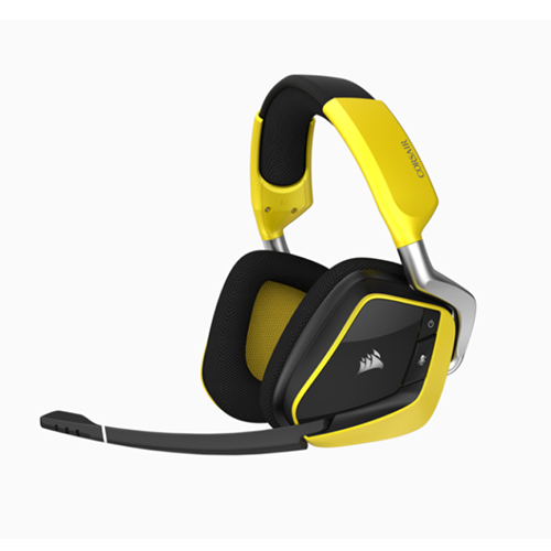 Corsair 海盜船 VOID PRO RGB 無線SE高級遊戲耳機 黃色