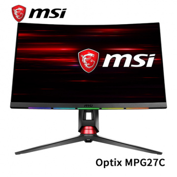MSI 微星 Optix MPG27C 27型 曲面 144Hz 1ms反應 超窄邊框 電競螢幕