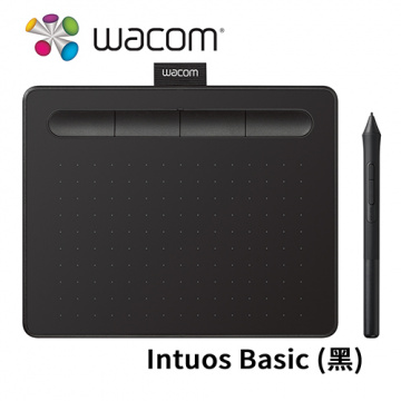 【防疫專區】 Wacom Intuos Basic 繪圖板 (入門版)(黑) CTL-4100/K0-CX