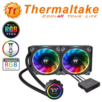 Thermaltake 曜越科技 Floe Riing RGB 280 TT Premium 頂級版 CPU散熱器 CL-W167-PL125W-A