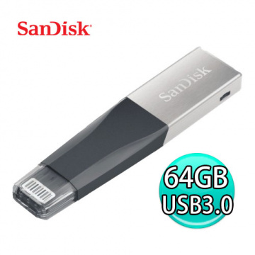 SanDisk 晟碟 iXpand Mini 64GB USB 3.0 iOS 專用隨身碟 (iPhone / iPad 適用)