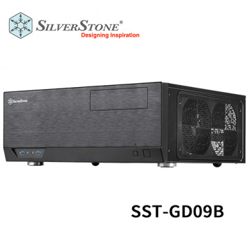 SilverStone 銀欣 SST-GD09 B 橫躺式 HTPC 電腦機殼