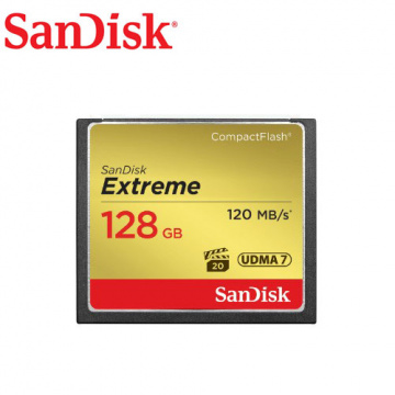 SanDisk Extreme CF CompactFlash 128GB 120MB 記憶卡 