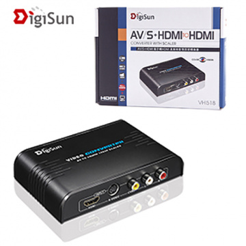 DigiSun VH518 AV/S+HDMI端子轉HDMI高解析影音訊號轉換器