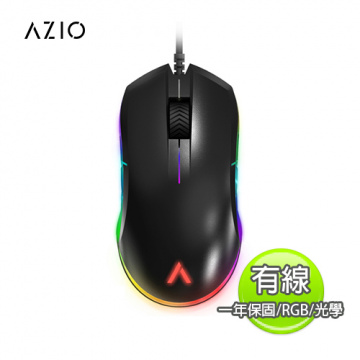 AZIO ATOM RGB 炫彩 光弧 電競滑鼠