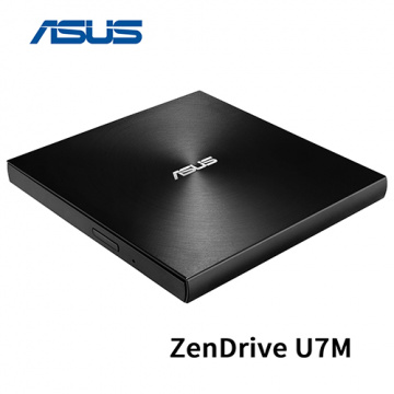 ASUS華碩 ZenDrive U7M (SDRW-08U7M-U) 超薄外接 DVD 燒錄機 黑色