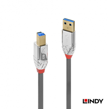 LINDY 36661 CROMO LINE USB3.0 TYPE-A/公 TO TYPE-B/公 傳輸線 1M