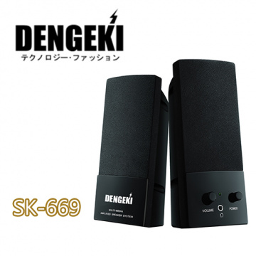 DENGEKI 電擊 SK669 黑 USB 多媒體 喇叭