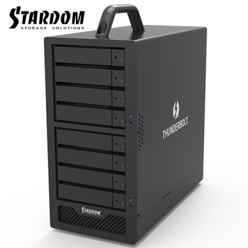 STARDOM SR8-TB2-B 3.5吋硬碟 / 2.5吋固態硬碟 Thunderbolt2 8bay 磁碟陣列硬碟外接盒