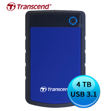 Transcend 創見 StoreJet 25H3B 4TB 海軍藍 USB3.1 2.5吋 外接硬碟 TS4TSJ25H3B