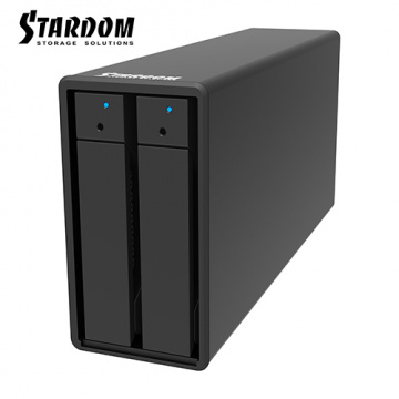 STARDOM ST2-TB3-B 3.5吋硬碟 Thunderbolt3 2bay 磁碟陣列硬碟外接盒