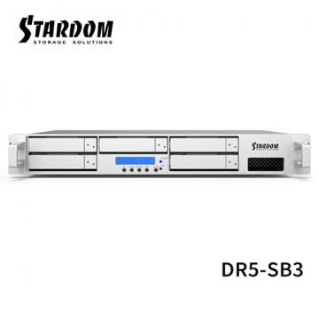STARDOM DR5-SB3 3.5吋硬碟 / 2.5吋固態硬碟 USB3.0 / eSATA 5bay 機架式磁碟陣列硬碟外接盒