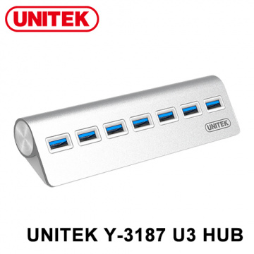 UNITEK 優越者 Y-3187 USB3.0 7埠 集線器