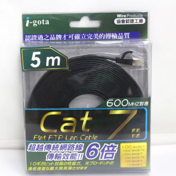 i-gota cat.7 5米 超薄型高速網路扁線 網路線 FRJ4705