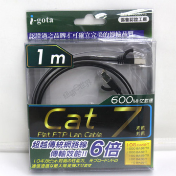 i-gota cat.7 1米 超薄型高速網路扁線 網路線 (FRJ4701)
