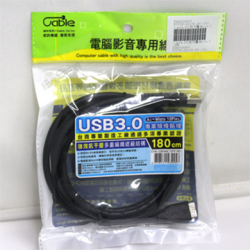 i-gota USB 3.0 抗干擾 A公-Micro10P 1.8m (U3BAMC10P)