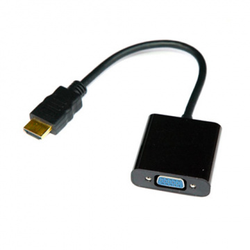 FUJIEI 力祥 HDMI TO VGA 帶Audio音源孔免電源轉換線 SR4208
