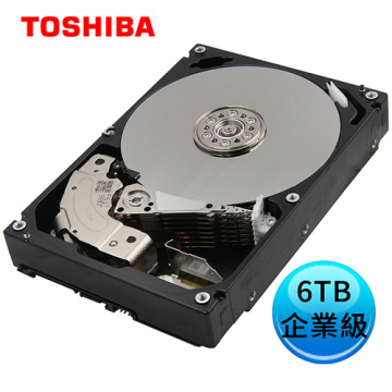 Toshiba 東芝 3.5吋 企業級 6TB SATA 7200RPM 256MB 內接硬碟 MG06ACA600E