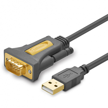 UGREEN 綠聯 CR104 2M USB to RS-232訊號轉換器 20222