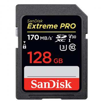 SanDisk EX Pro SDXC 128GB (170M) 記憶卡
