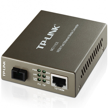 TP-LINK MC111CS WDM 快速乙太網路媒體轉換器