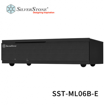 SilverStone 銀欣 SST-ML06B-E 黑色 橫躺式 電腦機殼