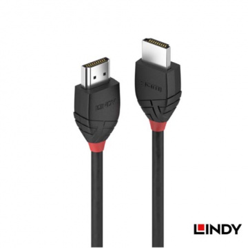 LINDY 36472-BLACK系列 HDMI 2.0(TYPE-A) 公 TO 公 傳輸線 2M