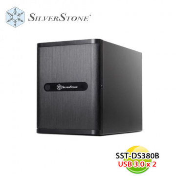 SilverStone 銀欣 SST-DS380B (黑) 機殼 