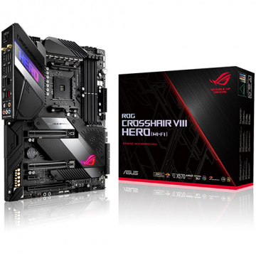 ASUS 華碩 ROG Crosshair VIII Hero (WI-FI)  支援PCI-E 4.0 ATX AM4腳位 AMD X570 主機板