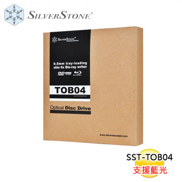 SilverStone 銀欣 SST-TOB04 支援藍光 薄型燒錄機