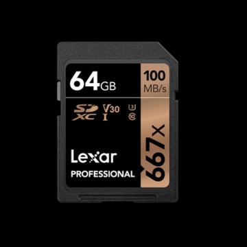 Lexar SDHC I 64G (100MB)667X 記憶卡
