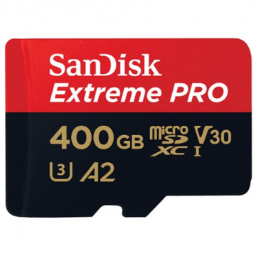 SanDiskEX Pro Tf 400G (170MB+轉卡) 記憶卡 SDSQXCZ-400G-GN6MA