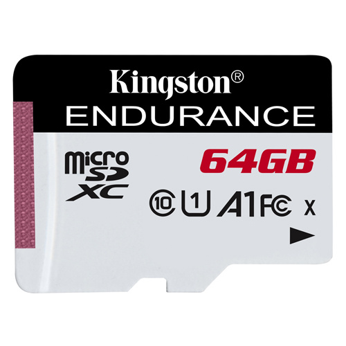 Kingston 金士頓 High Endurance microSDXC C10 (U1) (A1) 64GB 高效耐用記憶卡 (SDCE/64GB)