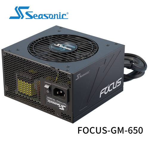 Seasonic 海韻 FOCUS-GM-650 模組化 80 PLUS 金牌 7年保固 電源供應器