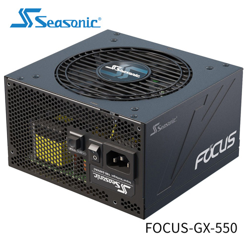 Seasonic 海韻 FOCUS GX 550 全模組 80 PLUS 金牌 10年保固 電源供應器