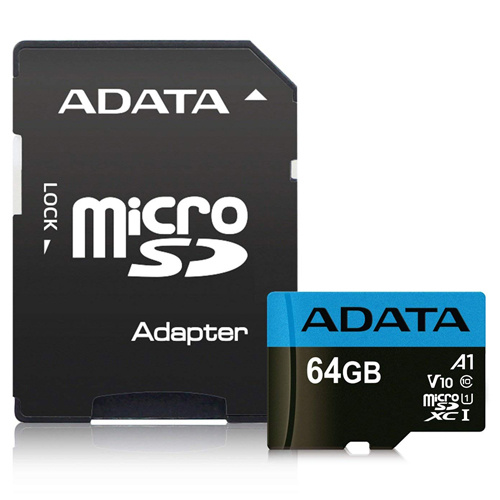 ADATA 威剛 64GB Premier microSDXC UHS-I Class 10 (A1) 記憶卡