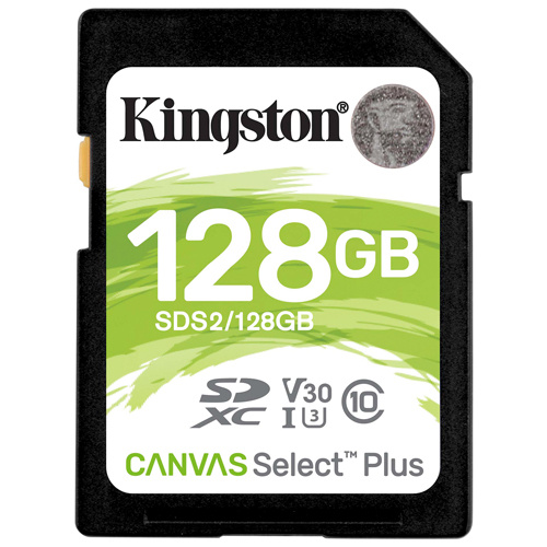 Kingston 金士頓 Canvas Select Plus SDXC 128GB 記憶卡 (SDS2/128GB)