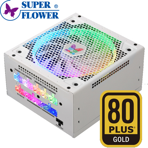 Super Flower 振華 Leadex III ARGB 550W GOLD 電源供應器 / 80+金牌+全模組+RGB / 5年保