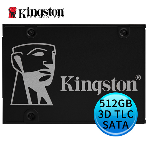 Kingston 金士頓 KC600 512GB 3D TLC 硬體型自我加密 SSD 固態硬碟 SKC600/512G