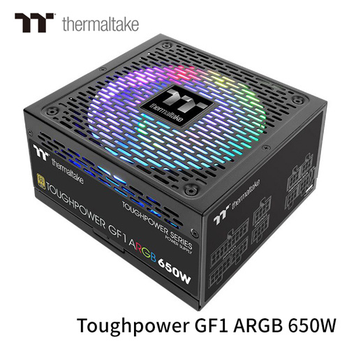 Thermaltake 曜越 Toughpower GF1 ARGB 650W 80PLUS 金牌 全模組 電源供應器 PS-TPD-0650F3FAGx-1