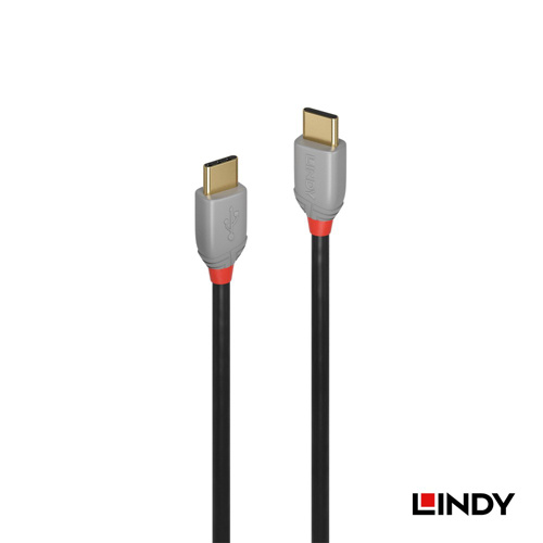 LINDY 36872 ANTHRA LINE USB 2.0 TYPE-C 公 TO 公 傳輸線 2M