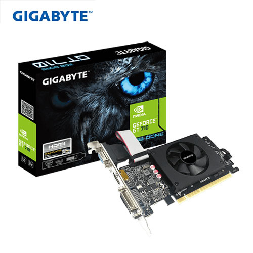 GIGABYTE 技嘉 GeForce GT710 GDDR5 顯示卡 GV-N710D5-2GIL