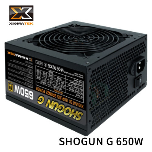 Xigmatek SHOGUN G 將軍 G 650W 80plus 金牌 電源供應器 EN7982